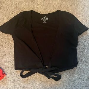 Hollister Tie Baby Tee
